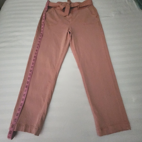 Women's Size 14 Light Washed/Pastel Orange/Pink Jeans . GREAT CONDITION - Picture 7 of 14
